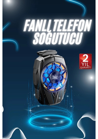 Hubrendy Tekno Telefonu Soğutma Fanı Radyatör Mobil Cihazlara Uyumlu Soğutucu