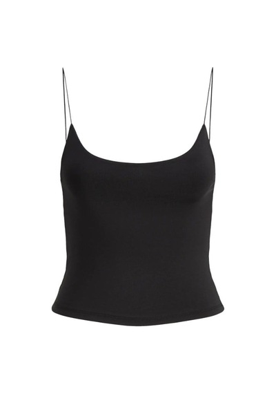 Jack&jones Jack & Jones Jxverona Cropped Sınglet Jrs Rt İp Aakı Siyah Atlet