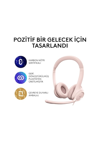 Logitech H390 Kablolu Kulak Üstü Mikrofonlu Kulaklık