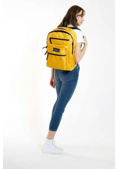 Kaukko Full Pocket Sırt Çantası Sarı Krn-k1437