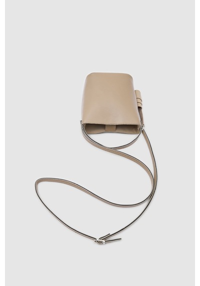 Shule Bags Amore Minimal Çapraz Çanta Bej
