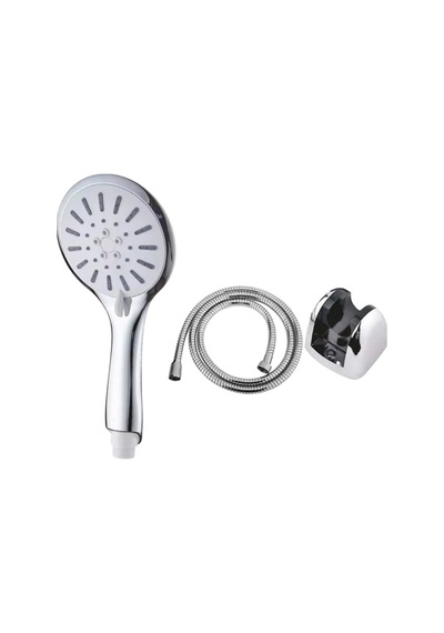 Northcity 4 Kademeli Krem Duş Başlığı Ve Spiral Hortumlu Banyo Seti