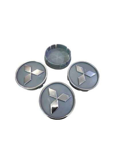 Mitsubishi Kabartma Geçme Jant Göbeği 4 Lü 60Mm-55Mm