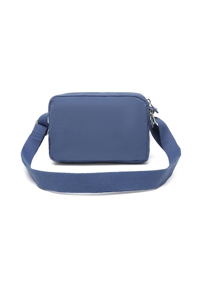 Smart Bags Günlük Küçük Boy Su Geçirmez Hafif Krınkıl Kumaş Kadın Omuz Çantası Mavi