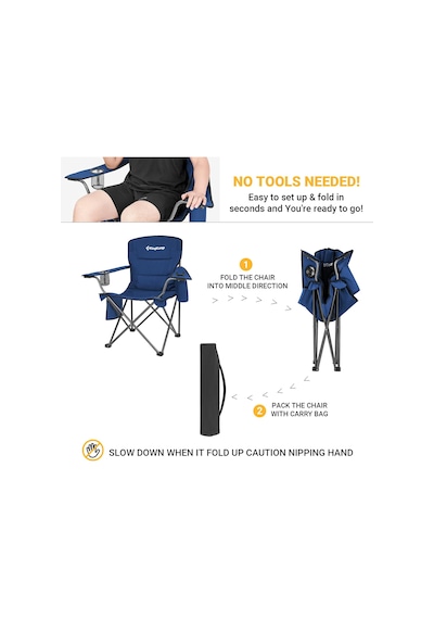 Kingcamp Comfort Arm Chair Çok Renkli