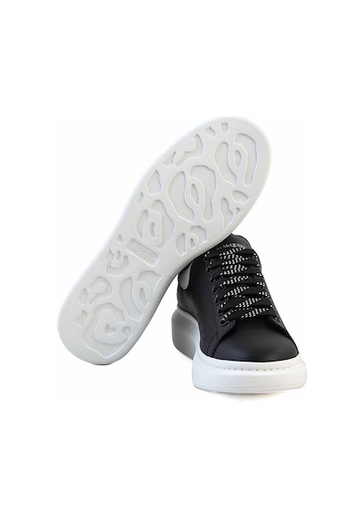Alexander Mcqueen Erkek Spor & Sneaker Ayakkabı 553680 Black-white