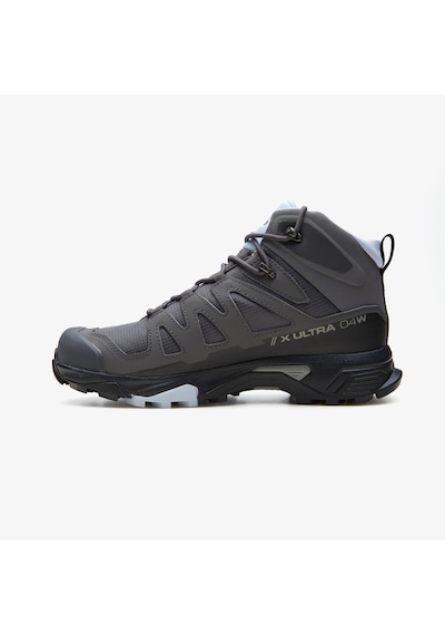 Salomon X Ultra 4 Mid Gore-tex Kadın Gri Outdoor Ayakkabı Düz L41625000 Gri