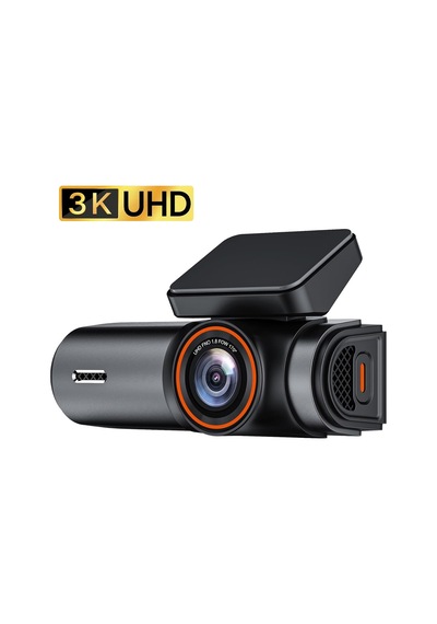 Juo C10 Pro 3k Uhd Hdr Wifi Ekranlı Araç Kamerası 170 Derece Geniş Açı Gece Görüş G-sensörlü Araç İçi Kame