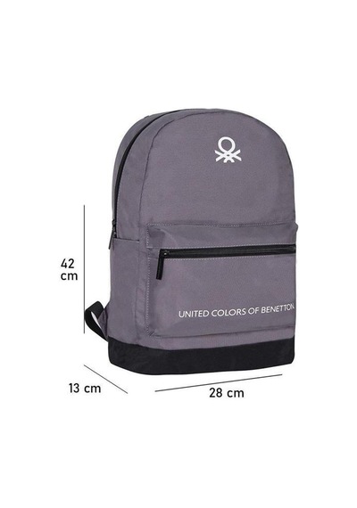 Benetton Okul Sırt Çantası Gri 70417