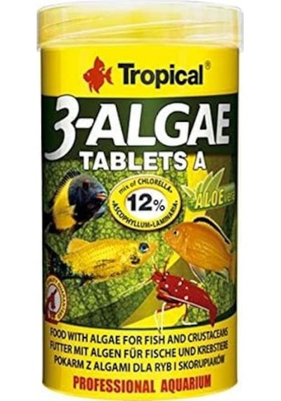 3 Algae Tablets A 100 Adet Kovadan Bölme
