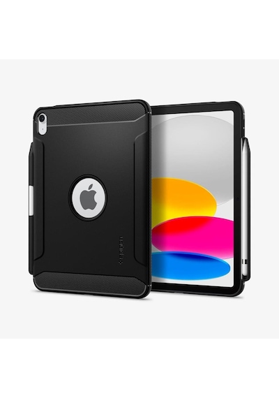 Spigen İpad 11'' 2025 / 10.9'' 10.nesil 2022 İle Uyumlu Kılıf Rugged Armor Matte Black Arka Kapak Spigen İpad 11'' 2025 / 10.9'' 10.nesil 2022 İle Uyumlu Kılıf Rugged Armor Matte Black Arka Kapak