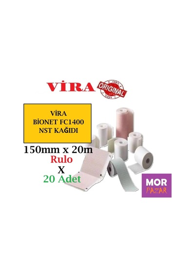 Bionet Fc 1400 Nst Kagıdı 150 Mm X 20 M Rulo X 20 Adet