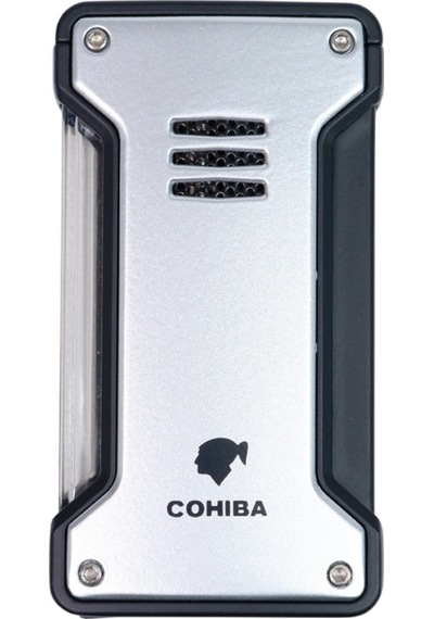 Cohiba Tek Torch Pürmüz Gümüş Puro Çakmağı - Tr8915