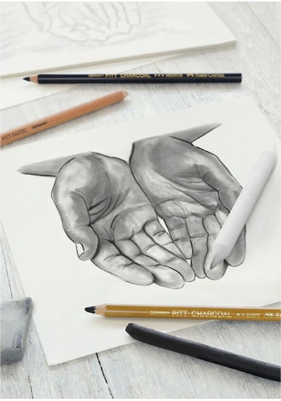 Faber-Castell Kömür Sketch Seti,7 Parça