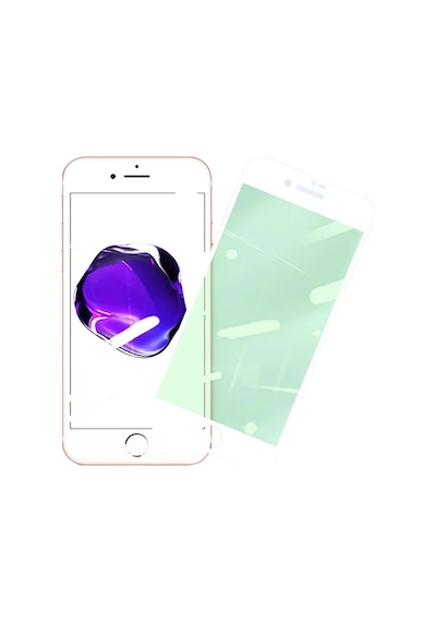 Ally İphone 8 Plus 7 Plus Anti -blue Green Light Göz Korumalı Tempered Full Ekran Koruyucu- 5775