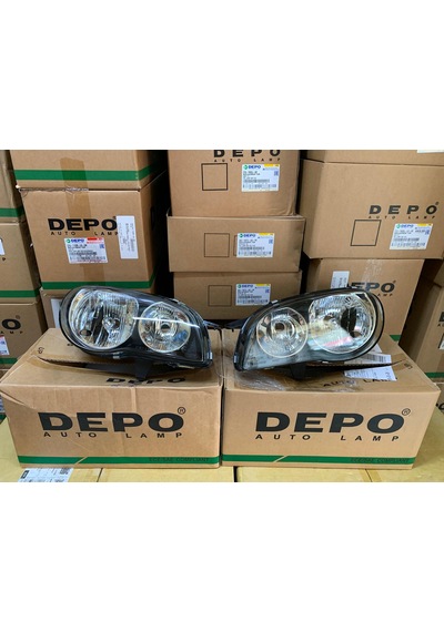 Toyota Corolla 2000-2002 Arası Depo Sağ Ve Sol Far Takım 81150-1e410 / 81110-1e530