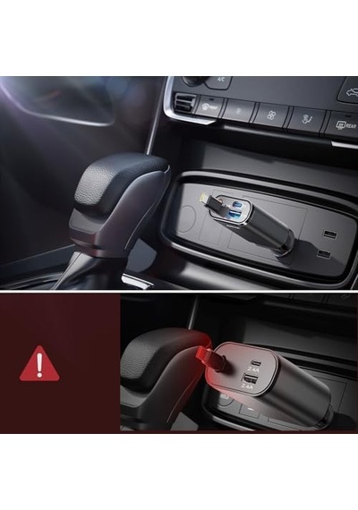 Jr-ccl07 3&apos Ü 1 Arada Geri Çekilebilir Araç Şarj Cihazı - Çift Usb Ve Tip-c Bağlantı Noktaları, Hızlı Şarj, Yerden Tasarruflu Tasarım, Akıllı Telefonlar Ve Tabletlerle Uyumlu - Koyu Gri Jr-ccl07 3&apos Ü 1 Arada Geri Çekilebilir Araç Şarj Cihazı - Çift Usb Ve Tip-c Bağlantı Noktaları, Hızlı Şarj, Yerden Tasarruflu Tasarım, Akıllı Telefonlar Ve Tabletlerle Uyumlu - Koyu Gri