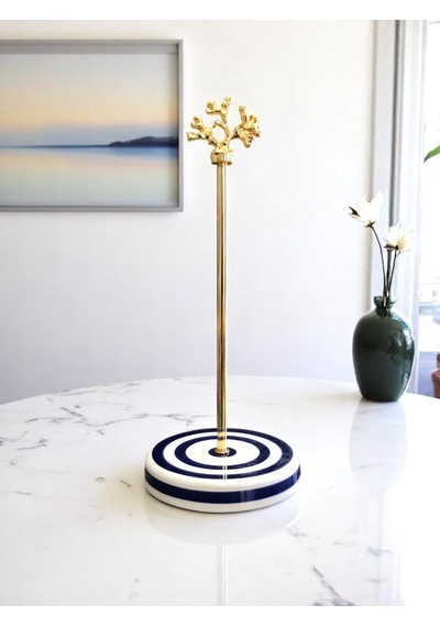 Kağıt Havluluk - Lacivert Zebra Gold Mavi
