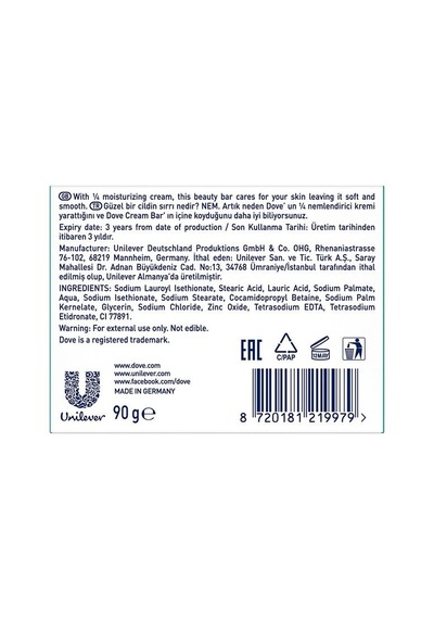 Dove Sabun 100gr Micellar