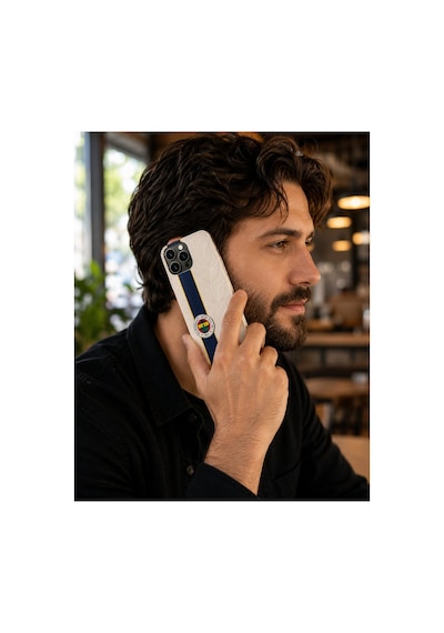 Lacivert Şeritli Beyaz Tüm Telefonlara Uyumlu Kaplama Sipariş Sonrası Marka Ve Modelinizi İletiniz