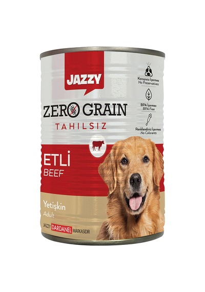2 Adet Jazzy Köpek Maması Etli 380 Gr