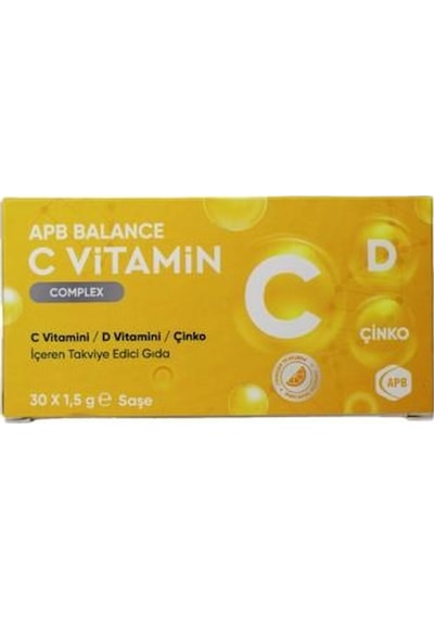 Apb Balance C Vitamin Complex 1.5 G 30 Saşe