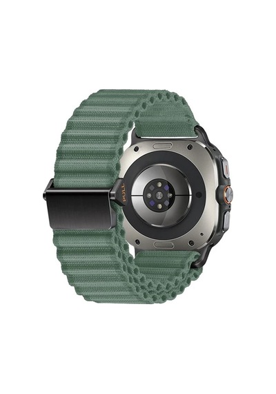 Adige Samsung Galaxy Uyumlu Watch Ultra 47mm Kordon Kayış Kumaş Alpin