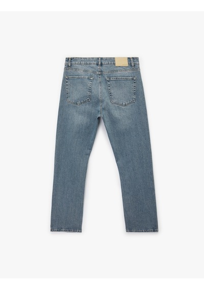 Koton Normal Bel Pamuklu Cepli Straight Fit Jean Pantolon - Mark Jean İndigo Stone 6sam40020nd İndigo - Taş Koton Normal Bel Pamuklu Cepli Straight Fit Jean Pantolon - Mark Jean İndigo Stone 6sam40020nd İndigo - Taş