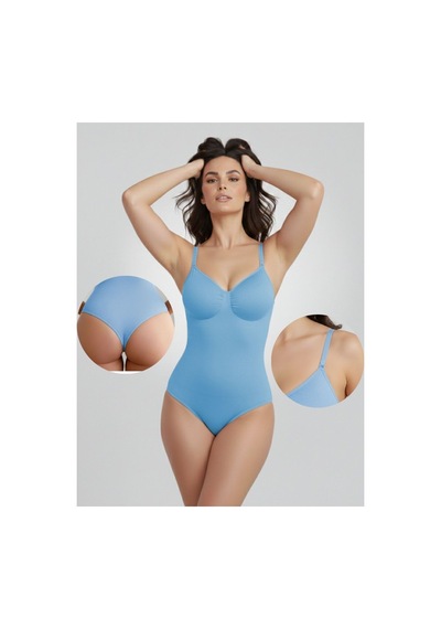 Mistirik Mimola Model 3 Bölge Etkili Örmekumaş Yapılı String Body Buz Mavi Renk042