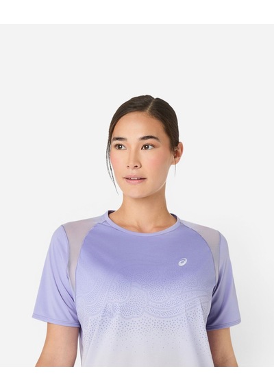 Asics Road Fade Ss Top Kadın Mor Kısa Kollu Tshirt 2012d420-500
