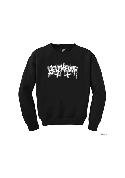 Belphegor Logo Siyah Sweatshirt