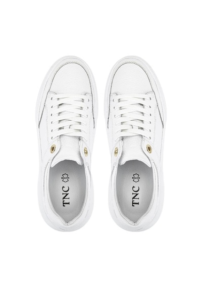 Tamer Tanca Kadın Hakiki Deri Beyaz Sneakers & Spor Ayakkabı 04 503 Bn Ayk Y25 Beyaz Fltr Beyaz