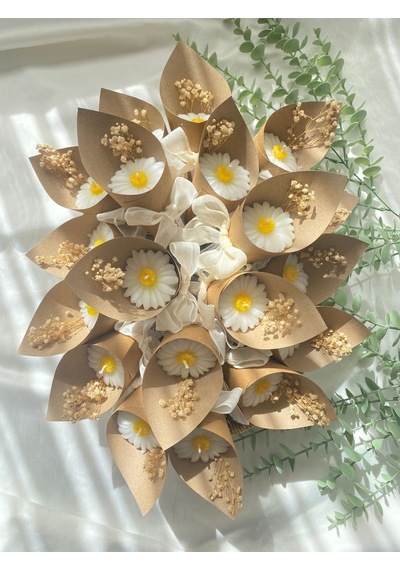 Bernami Vazo Pinterest 20 Adet Papatya Mum Buketi Hediyelik Diğer