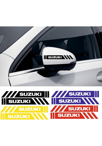 Suzuki Alto Yan Dikiz Aynası Şerit Sticker Araca Özel
