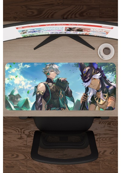 Alhaitham Genshin Impact Anime Gacha V4 - 70x30 Xl Gaming Mouse Pad Fare Altlığı