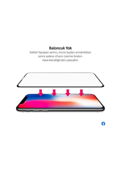I Stone Polymer Full Nano Ekran Koruyucu Apple iPhone Uyumlu 6g Plus Beyaz