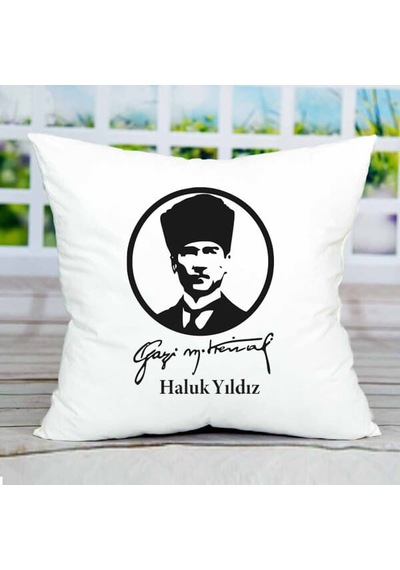 İsme Özel Atatürk Yastık