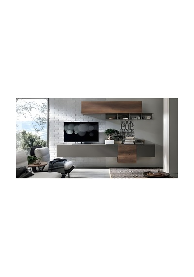 Hitit Tv Ünitesi Atlantik Çam - Antrasit Hitit Tv Ünitesi Atlantik Çam - Antrasit