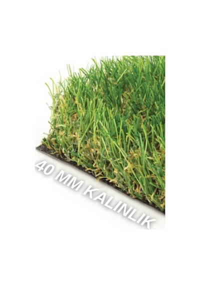 Beylini Dekoratif Suni Çim Halı 20 Mm Gerçek Çim Görünümlü Balkon Teras Bahçe İçin Sahte Çimen Kaymaz Taban Yapay Çim Ölçü Seçenekli 200 x 800