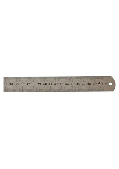 Leo Çift Taraflı Çelik Cetvel 500 X 30 MM Metal