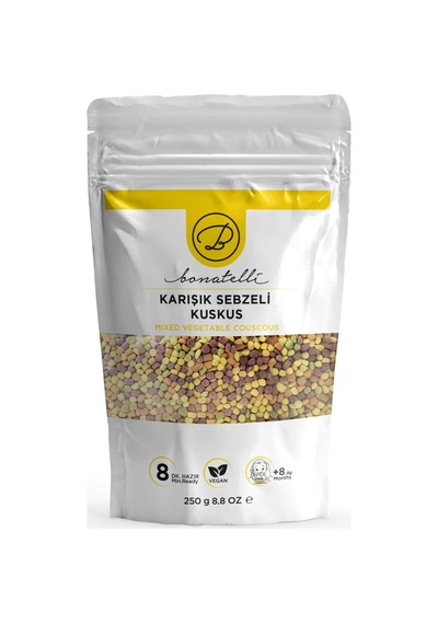 Karışık Sebzeli Kuskus 250 G Bebek Makarna +8 Ay