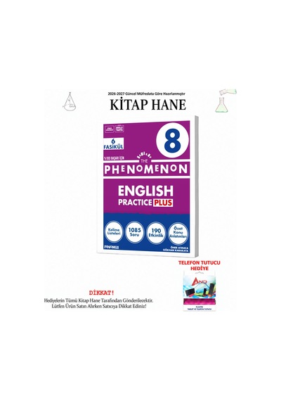 Fenomen 8. Sınıf The Phenomenon English Practice Plus
