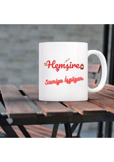 Hemşirelere Özel Tasarımlı Kahve Kupası