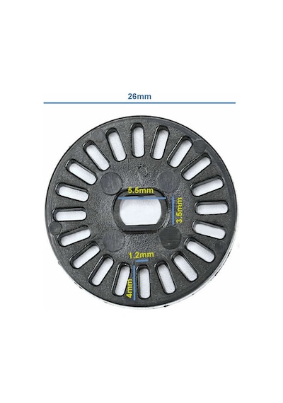 Kod Disk Plastik 20 Göz Motor Hız Rpm Mesafe Ölçme Algılayıcı Sensör Infrared Ir Rotary Enkoder
