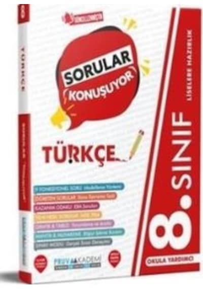 8.Sınıf Türkçe Soru Bankası- Liz Yayınları