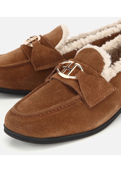 Hotiç Kadın Süet Deri Taba İçi Kürklü Klasik Loafer 01ayh318300a410 01ayh318300a410 Taba