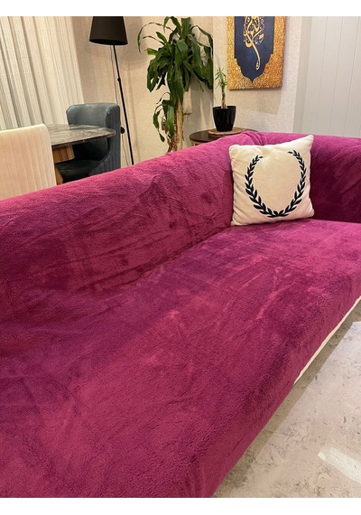 Mulberry Wellsoft Koltuk Örtüsü 220 x 230 CM Mor