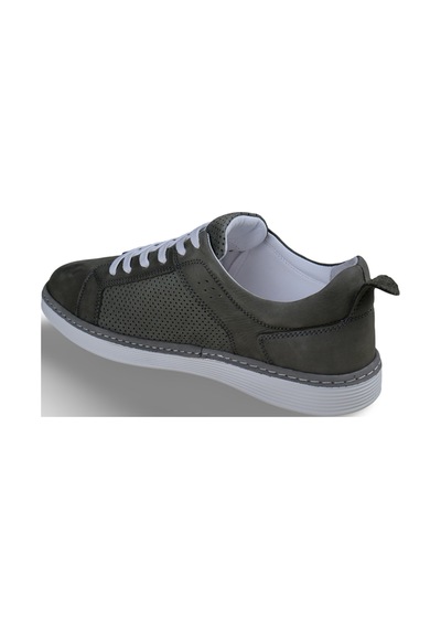 Erkek Hakiki Deri Sneaker Yeşil