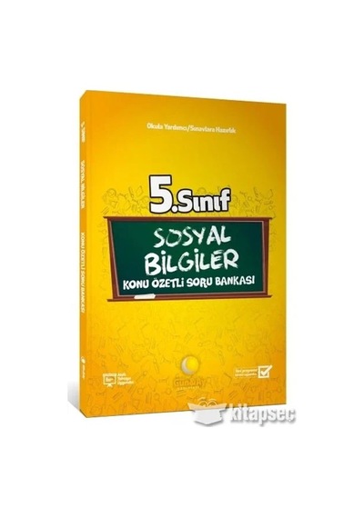 5.sınıf Sosyal Bilgiler Soru Bankası Günay
