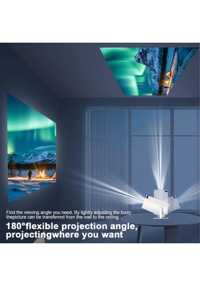 4k Magprojector Hy300 Pro - Android 11 Projektör, Çift Wifi6,